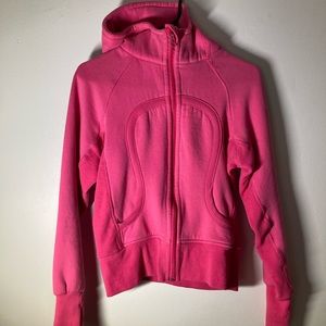 Lululemon SM pink scuba hoodie